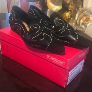 Shoe dazzle flats Sheyanne black